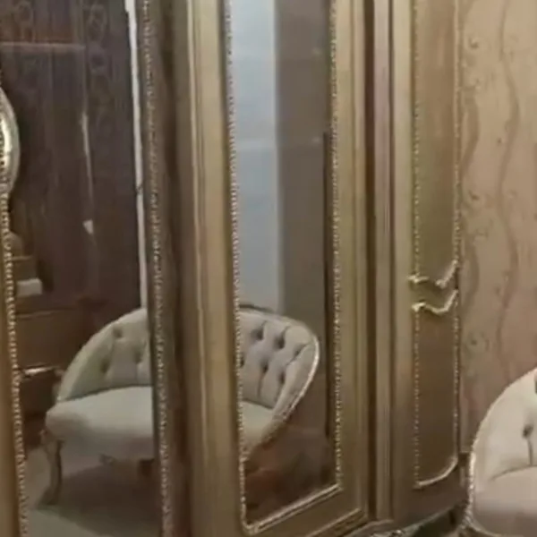 أناقة رمادية – غرفة نوم نيو كلاسيك